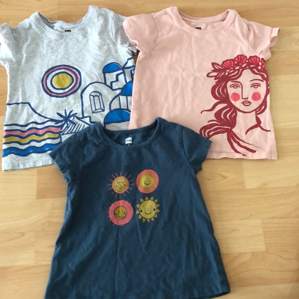 Tea Collection t-shirts. Adorable prints